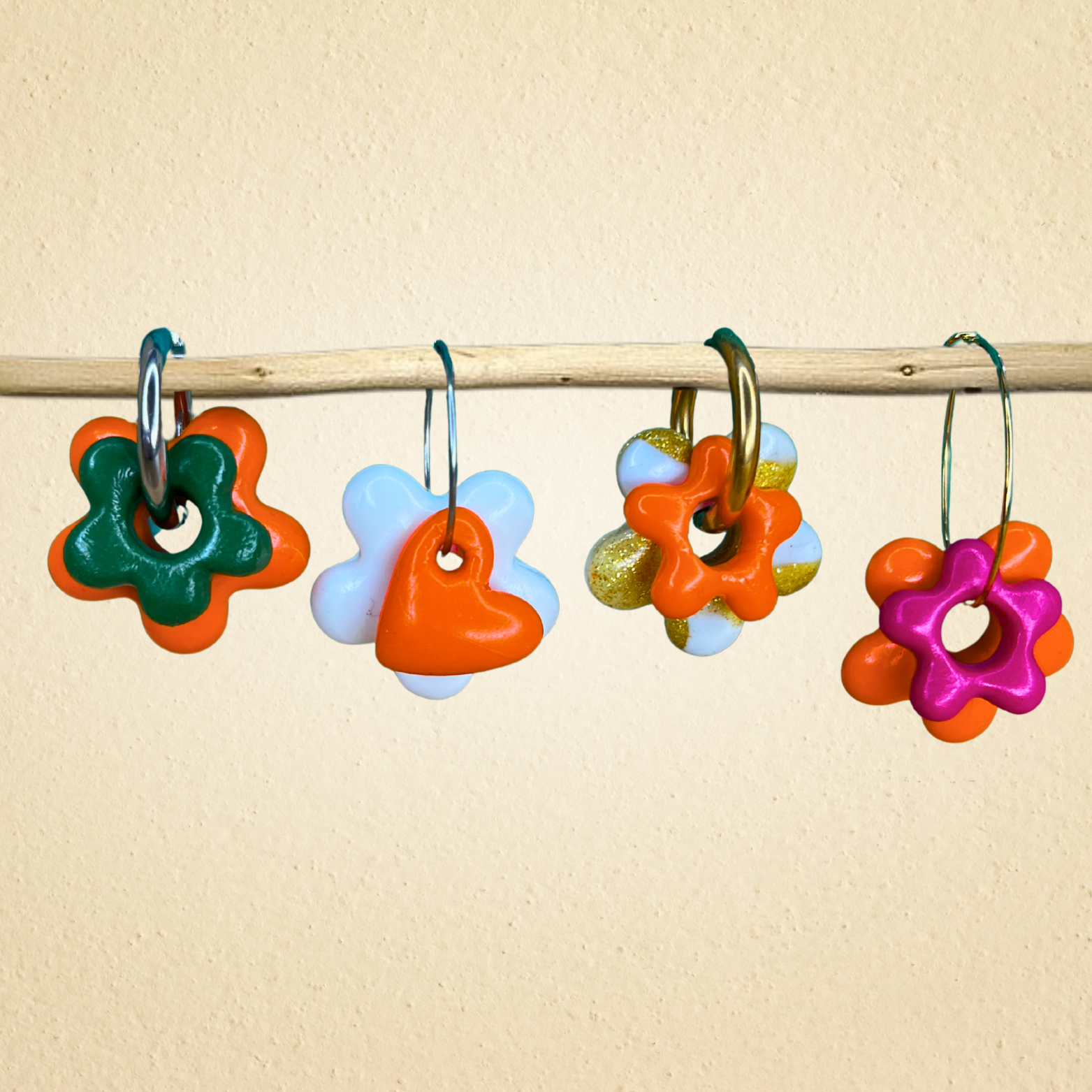 Boucles Printemps - Orange – Image 3