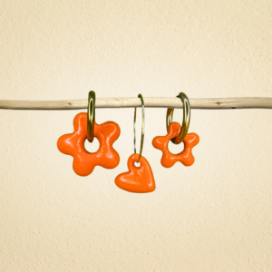 Boucles Printemps - Orange